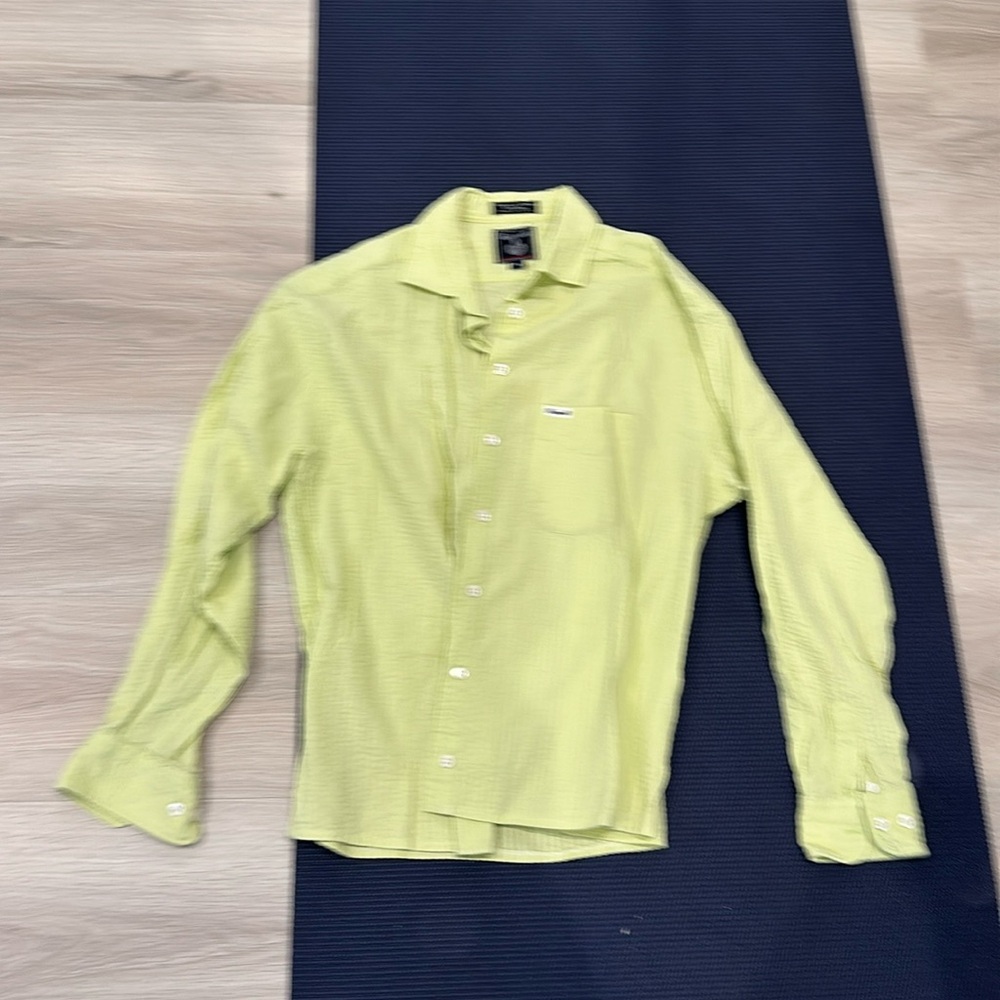 Faconnable green blouse